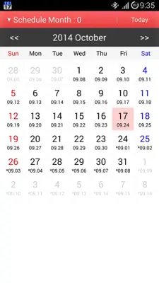 Date Statusbar android App screenshot 1